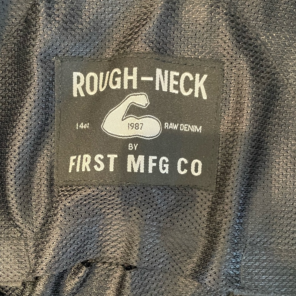 Rough-Neck black jacket. Vegan leather / size M - Picture 2 of 4